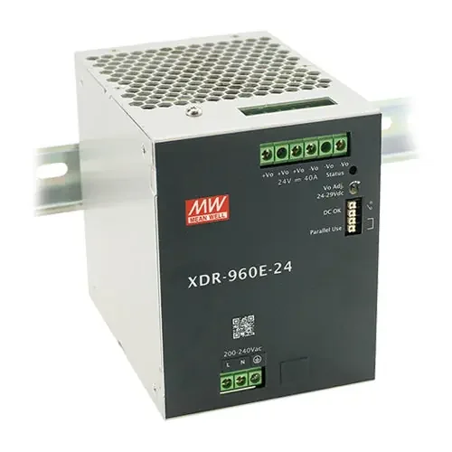 XDR-960E-36 – 36Vdc 26.6A/Ultra Slim Industrial DIN Rail Power Supply/36 Volts 26.6 Amps Order Now