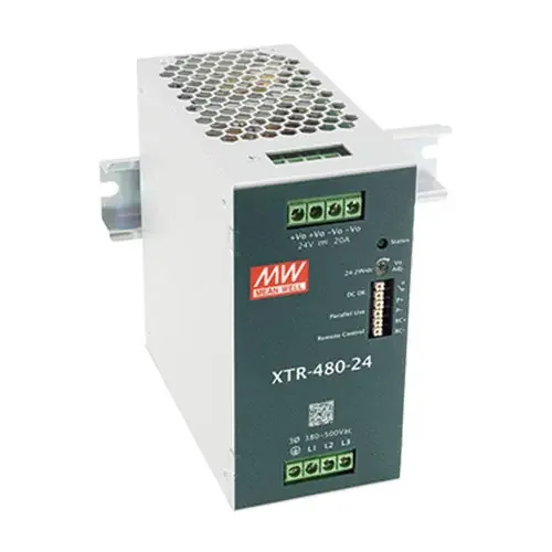 XTR-480-12 – 12V 30A DIN Rail Power Supply/Three Phase AC Input/12 Volts 30 Amps Hassle-Free Returns