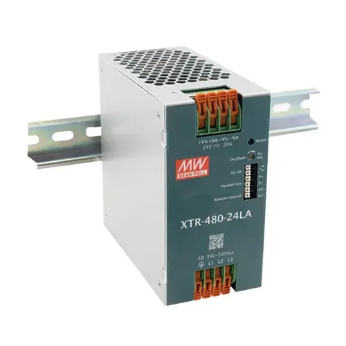 XTR-480-48LA – 48V 10A DIN Rail Power Supply/Three Phase AC Input/Lever-Actuated Terminal/48 Volts 10 Amps Bargain